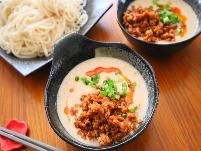 まろやかだけどガッツリ濃厚!豆乳坦々素麺