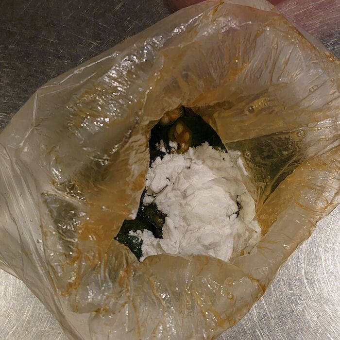 片栗粉を入れて混ぜたら