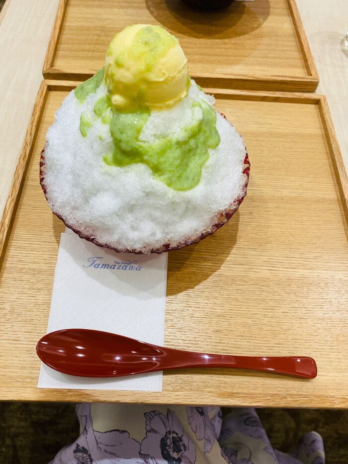 老舗・北の菓匠 玉澤総本店・ご当地かき氷