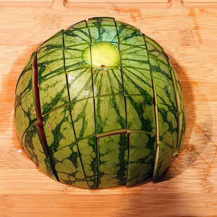 向きを変えてカット