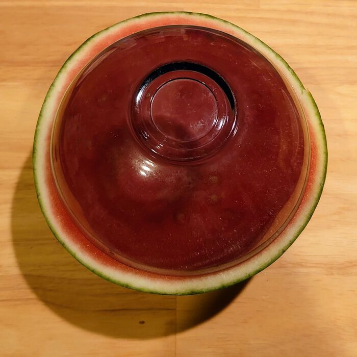 用意するのは、実と同じくらいの大きさの食器