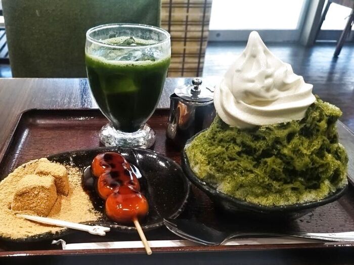 出来立てみたらしが美味しい♡かき氷セット