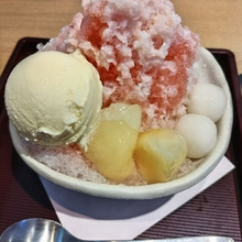 プラストッピングで具沢山かき氷!!