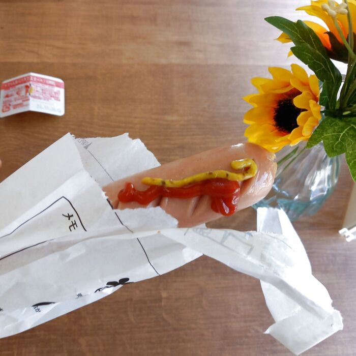 花火の夜店で買えなくて!【ファミマ】ジャンボフランクに大満足次男♪