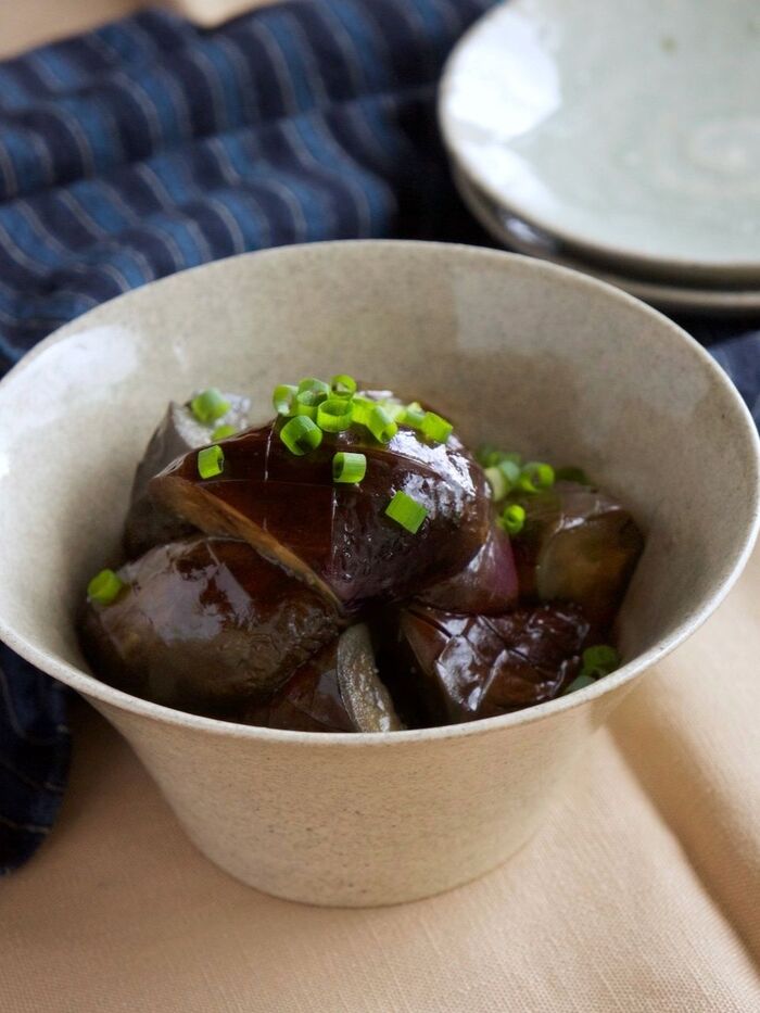 なすの煮物 ひと夏に必ず何度も作る、じんわり染みる1品♪