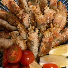 梅しそエノキのサクサク、シャキシャキ巻き♪