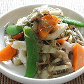 昆布の旨みと酸味を活かして~根菜和風マリネ