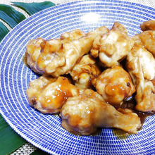 【節約&ズボラ飯!】フライパン1つde鶏手羽元の甘辛煮ー!