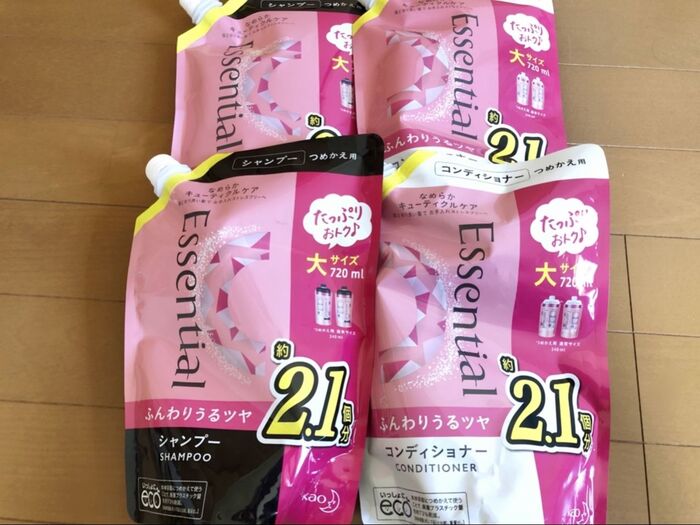 【エッセンシャル シャンプー&コンディショナー】