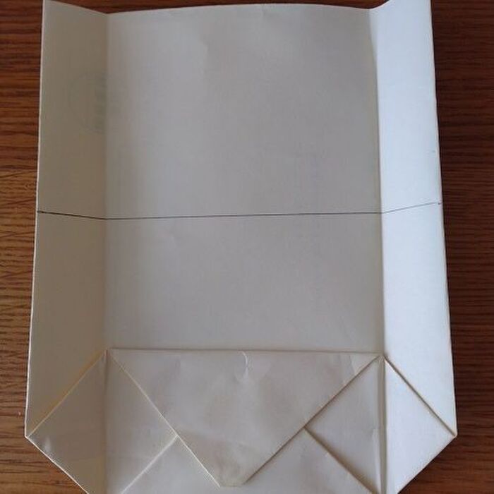 横のマチとバッグの縦の長さを決める