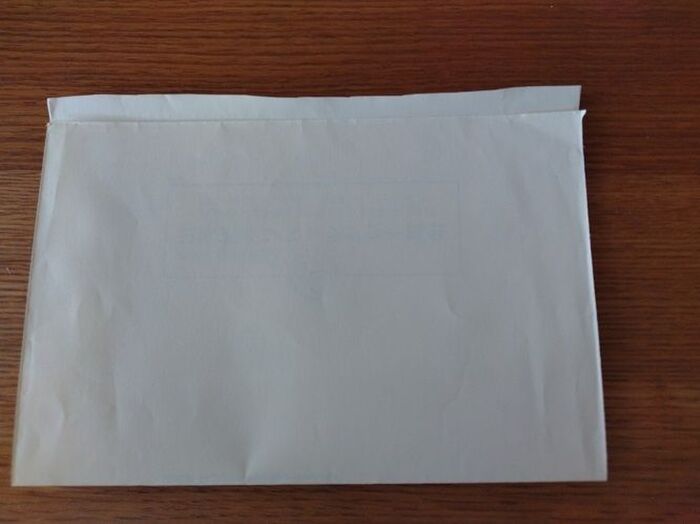 A4サイズの使用済み封筒