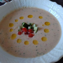 火を使わない冷たいスープ【ガスパチョ】