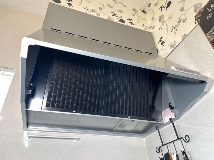 換気扇掃除を【外】でやったらこうなった!猛暑の今だからスルン落ち♪