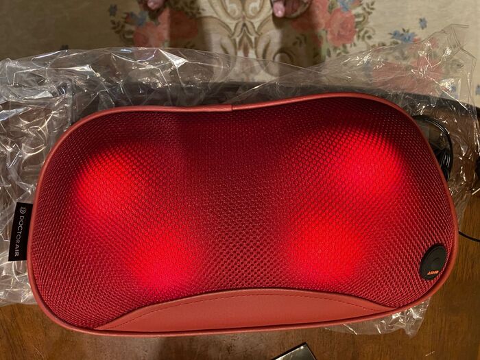 コンパクトなのに本格派マッサージ!朝の目覚めが良い♪