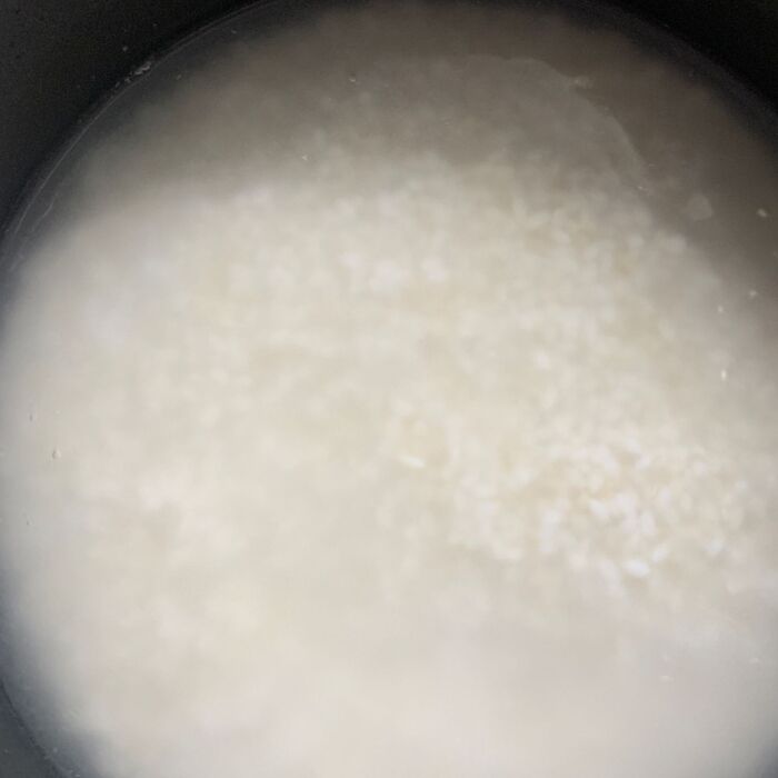④お米を準備する。