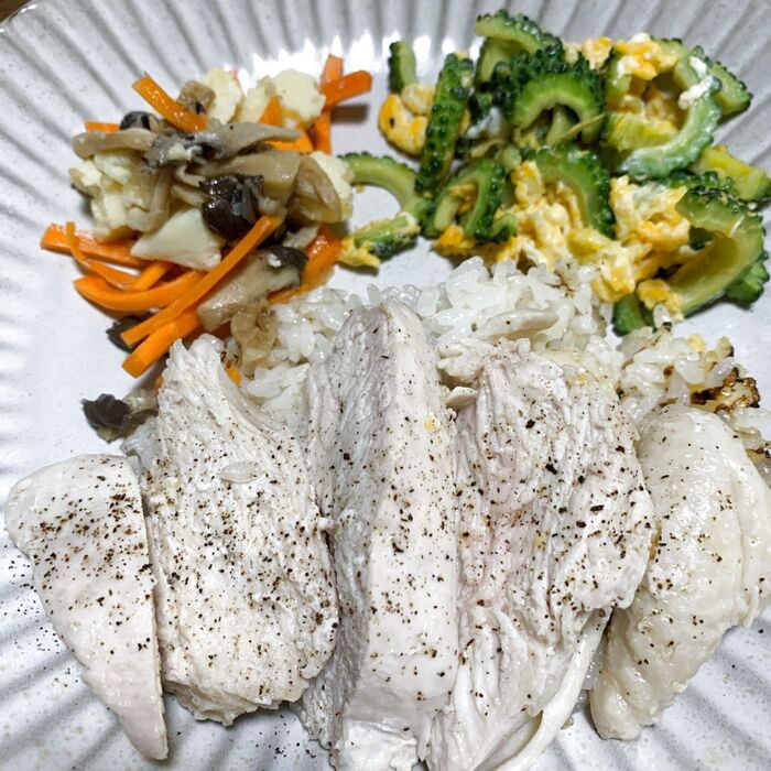 超ズボラ!鶏むねごはん