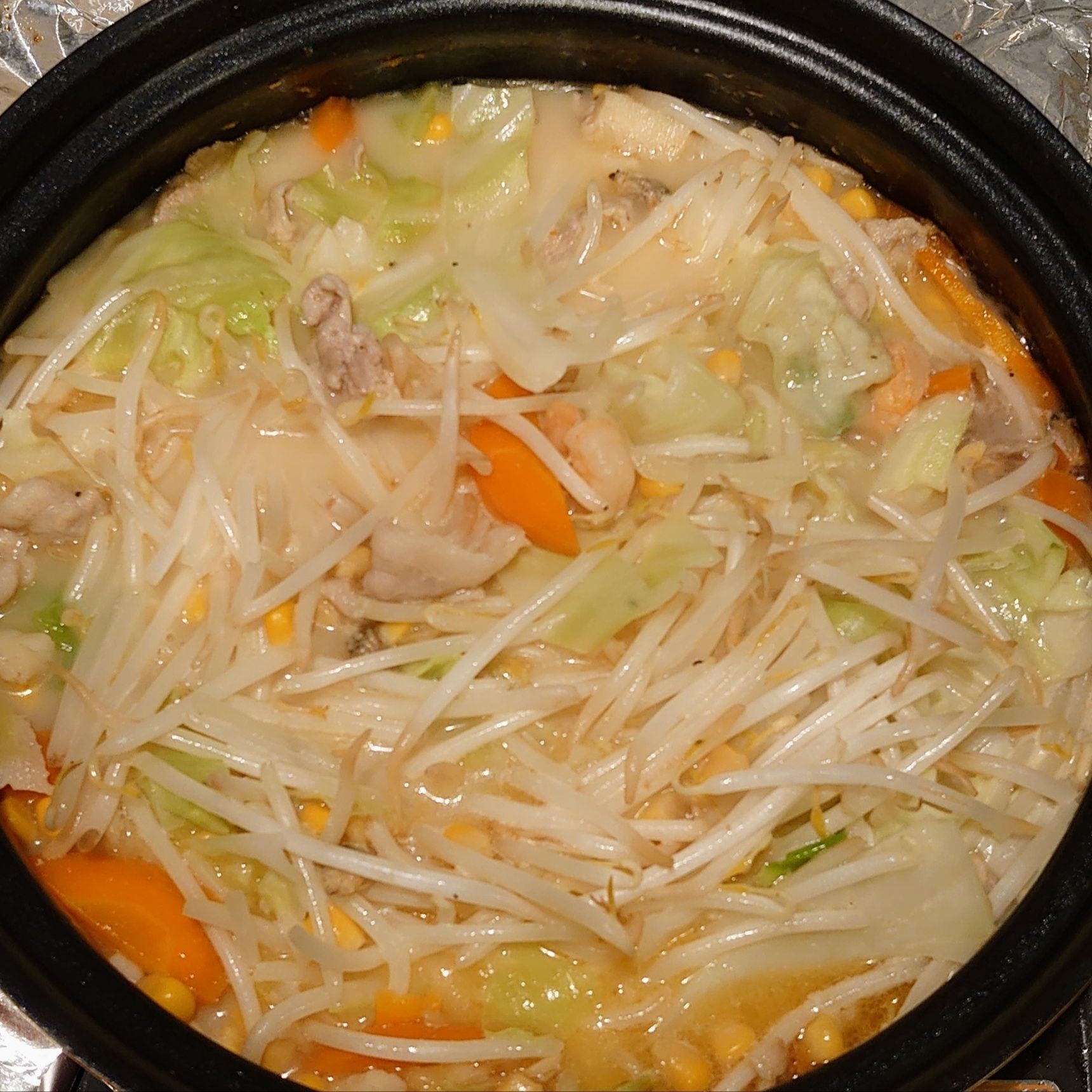 美味しいちゃんぽん野菜スープの完成〜