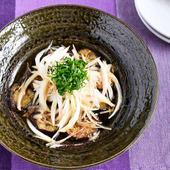 【茄子の黒酢の南蛮漬け】便利な野菜だし使用!