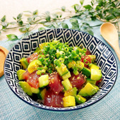 【アヒポキ丼】便利な野菜だし使用!