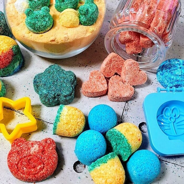 【バスボム】入浴剤だけじゃないこんな使い方もあるよ!