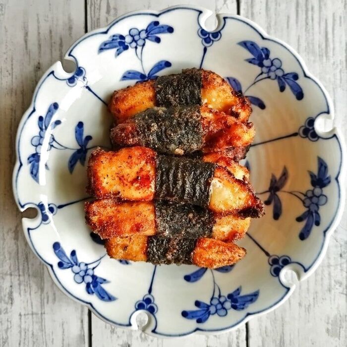 【作ってみました!!】鶏むね肉の「のり巻き揚げ」