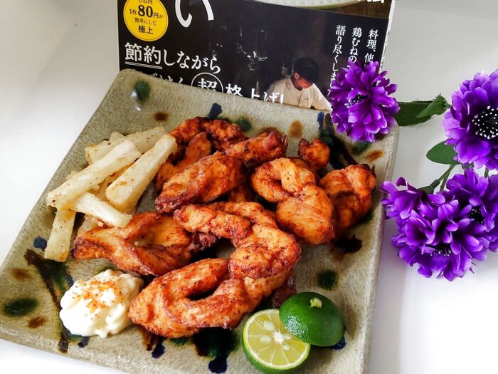 「試してみた!」入賞♡大人気レシピ本から一目惚れの「手綱揚げ」を米粉手綱揚げ、米粉山芋揚げに!