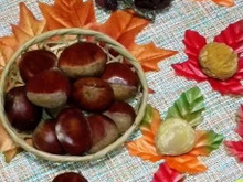 秋の味覚【栗🌰】こうすると 渋皮までキレイに剥けますよ🎵