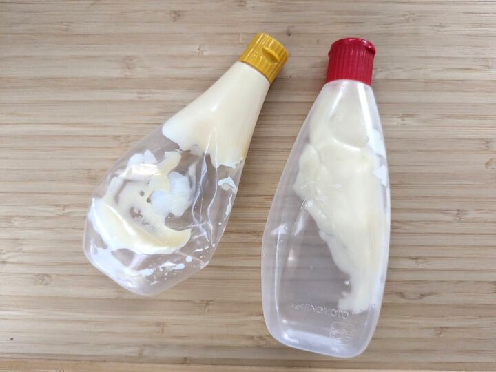 マヨネーズの最後、数mgまで使い切るには!?メーカー公式のおすすめ方法に合わせワザで完璧だった♡