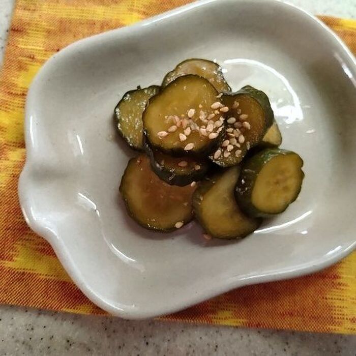 ポン酢で作る【きゅうりポリポリ漬け】
