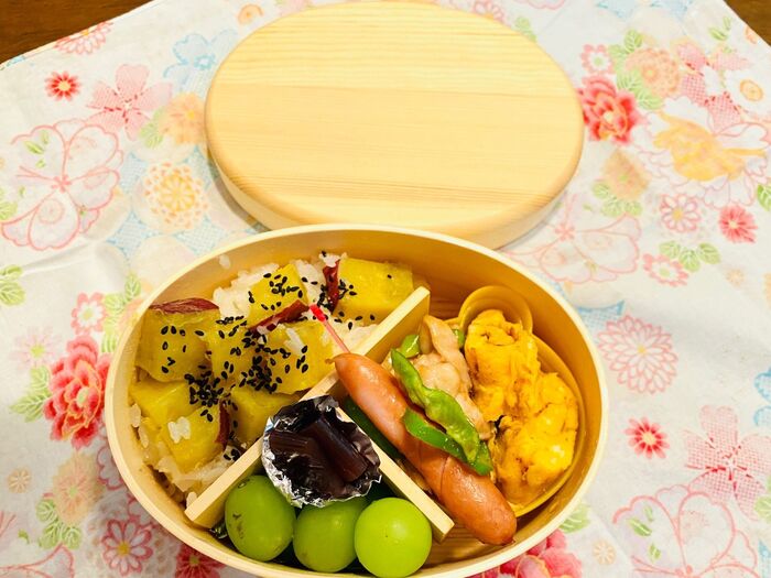 超簡単!もちもちさつまいもご飯