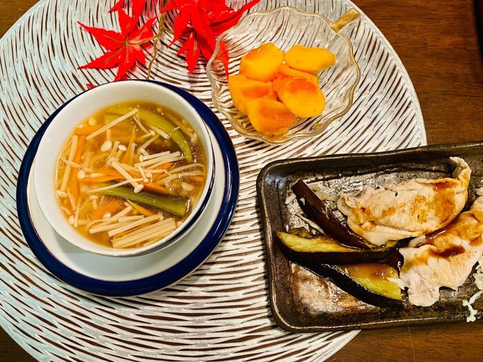 ポン酢で「なんちゃって酸辣湯」♪