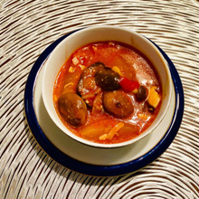 椎茸のトマトチーズ