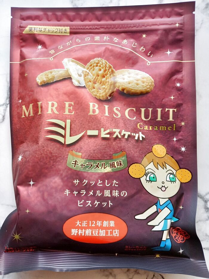 キャラメル風味♪【ミレービスケット】ついつい手が伸びる美味しさです☆
