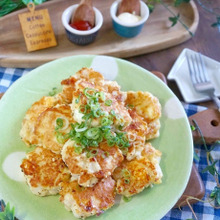 柔らか~♪鶏むね肉とチーズのはんぺんバーグ