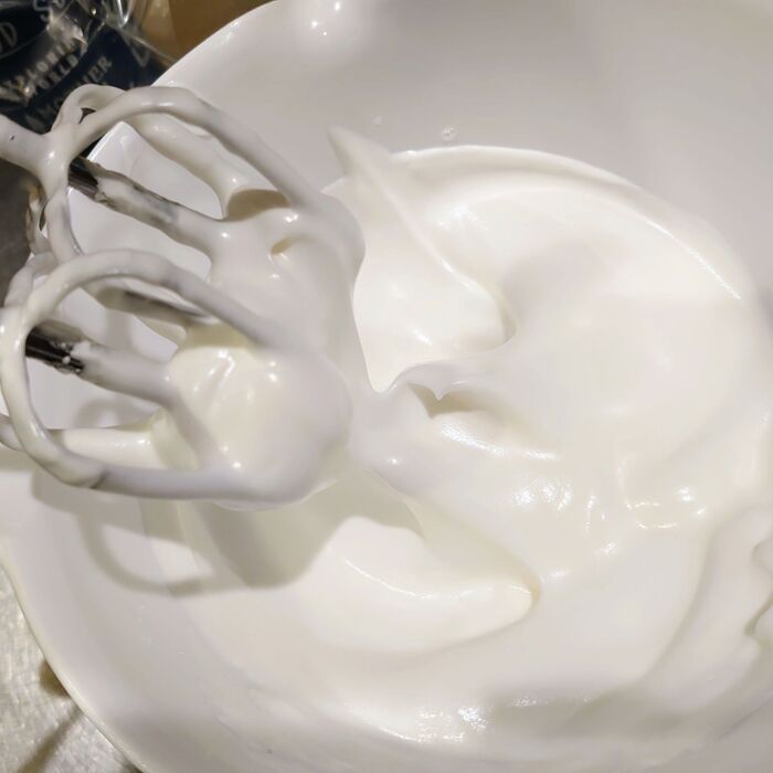 ツノが立つくらいまで