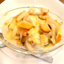 残り物でちょい足し、ちょい足し!きのこたっぷりドリア