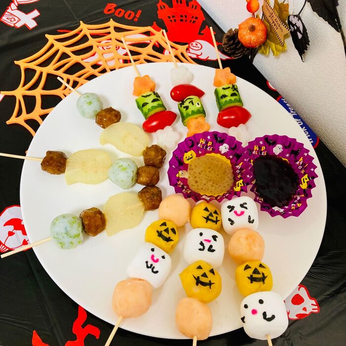 みんなでワイワイ♪串団子でハロウィンパーティー!
