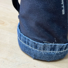 サイズアウトジーパンで水筒カバー底お直し