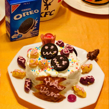 Happy Halloween!オレオケーキは次の日食べてもふわふわ感が半端ないよ