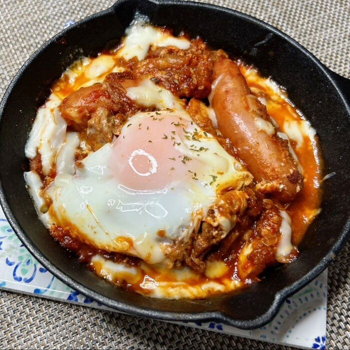 トマト煮込みリメイク!シャクシュカ