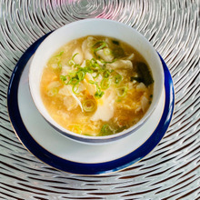 白舞茸を使ってかき玉スープ