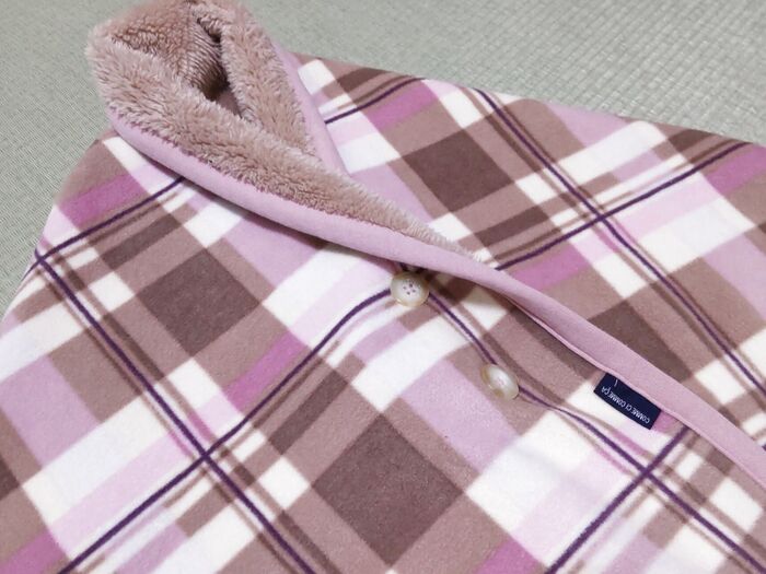 【もふもふ暖か】シンプル一番♡羽織ってもよし、掛けても良し、2パターンに使える