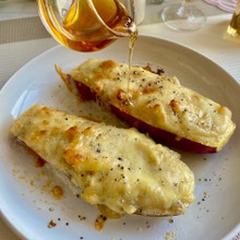 ハチミツとろ〜りがたまらない!さつまいものクワットロフォルマッジ