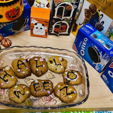 オレオを使ってチョコチップクッキー