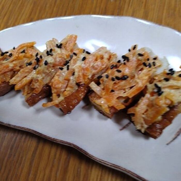 揚げちくわのしりしりボート