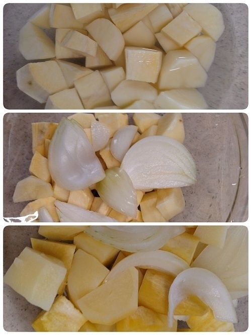 レンジで柔らかくする