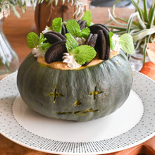【#オレオでハロパ】まるごとカボチャのオレオケーキ