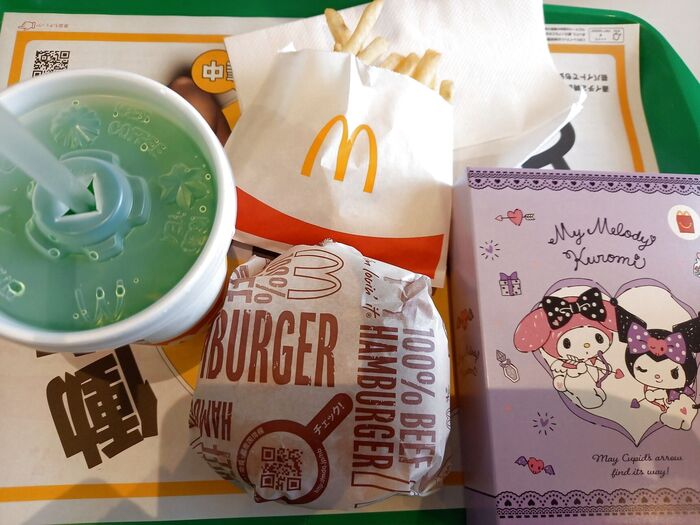 【マクドナルド】ハッピーセットのマイメロディ&クロミがかわいい~♡