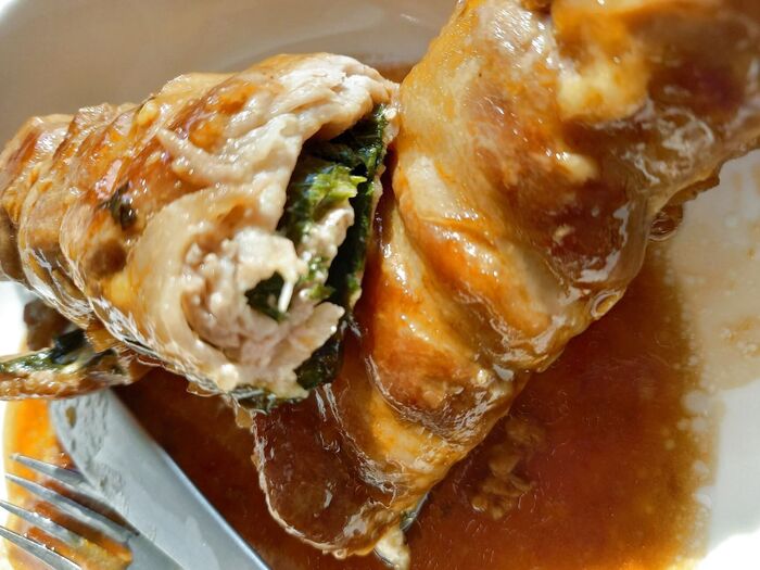 ずぼらだけど!?おいしいからいいんです♡トレーの中でそのまま巻き巻き♪