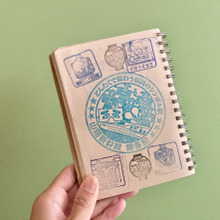 スタンプ収集にも最適!折りたためる無印のリングノート